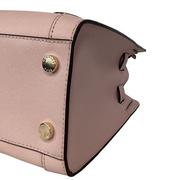 Michael Kors Dillon Large Zip Top Saffiano Leather Handbag Pink 💕💕 - Picture 3 of 13